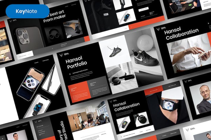 商务融资计划书项目推介Keynote模板 - 顶尖PPT