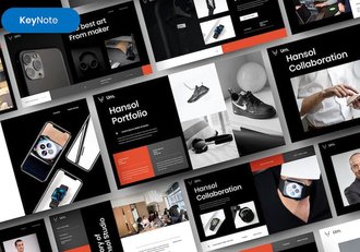 商务融资计划书项目推介Keynote模板 - 顶尖PPT