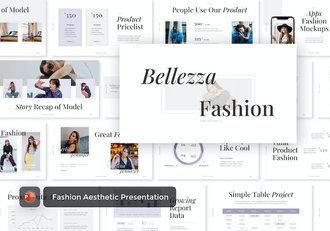 美学时尚品牌推广设计PPT模板 - 顶尖PPT