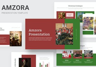 圣诞节主题演讲营销方案Keynote模板 - 顶尖PPT