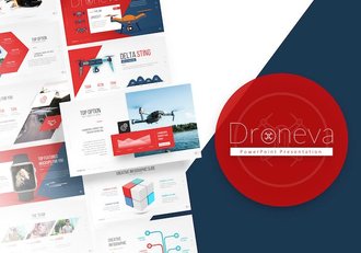 无人机产品介绍技术展示PPT模板 - 顶尖PPT