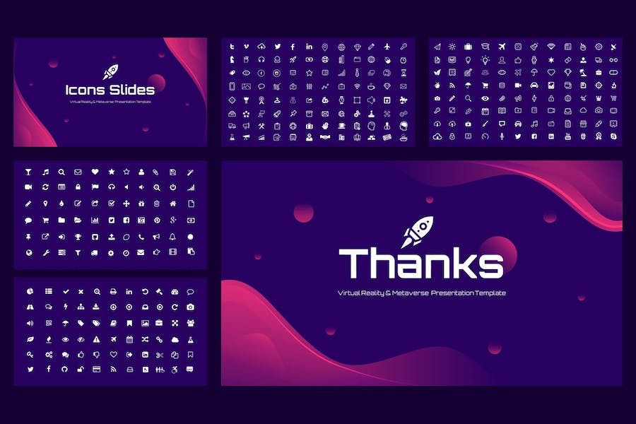 虚拟现实元宇宙技术应用开发PPT模板 - 顶尖PPT