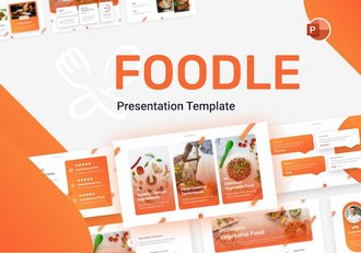 餐饮美食健康食品PPT模板 - 顶尖PPT