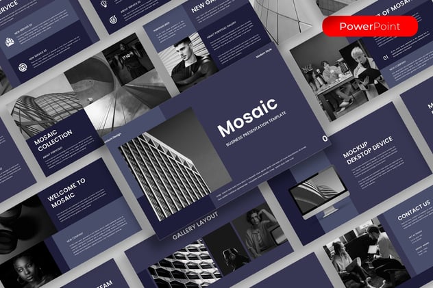 商业商务企业公司介绍PowerPoint模板 - 顶尖PPT