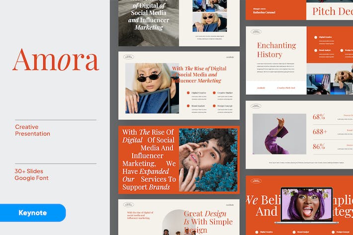 极简美学设计展示Keynote模板 - 顶尖PPT