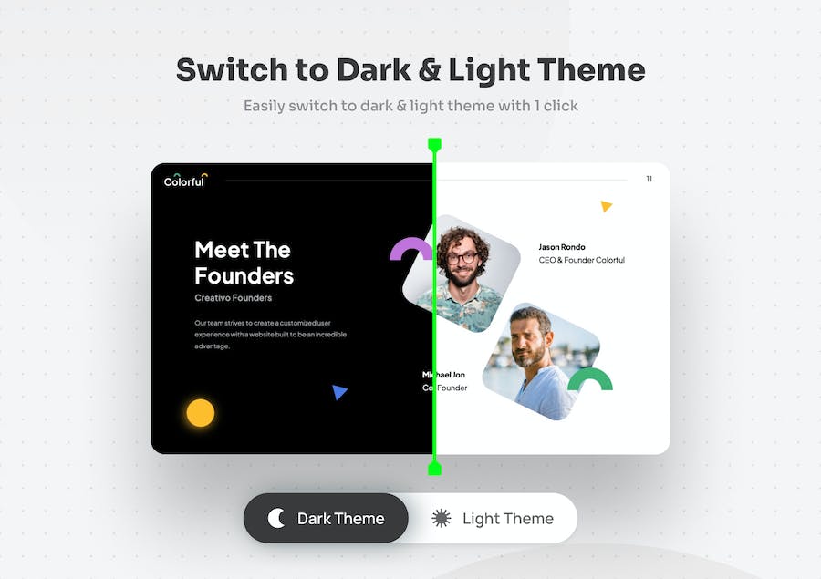 创意多彩设计展示演讲方案PPT模板 - 顶尖PPT