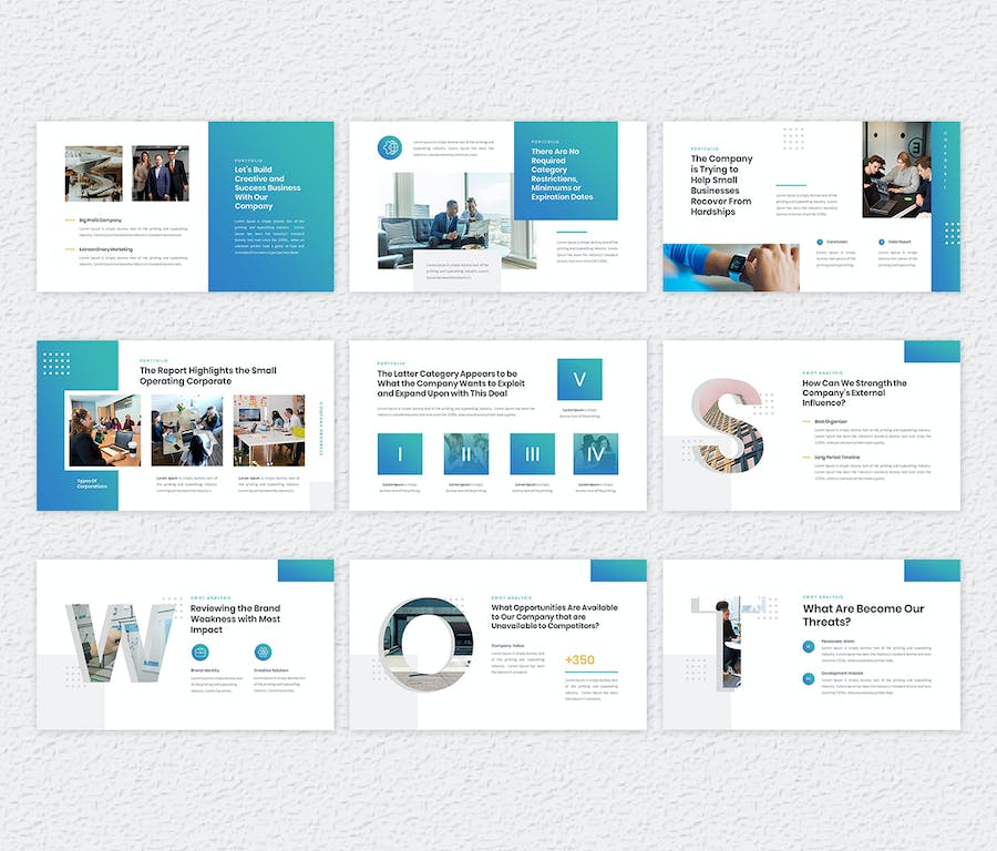 企业商务品牌形象展示PPT模板 - 顶尖PPT