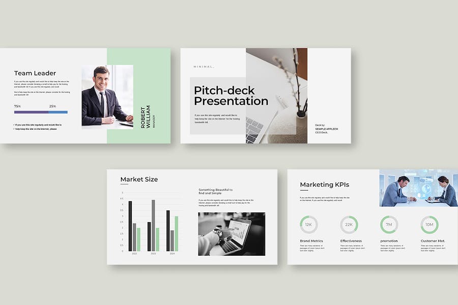 商务融资路演演讲计划Keynote模板 - 顶尖PPT