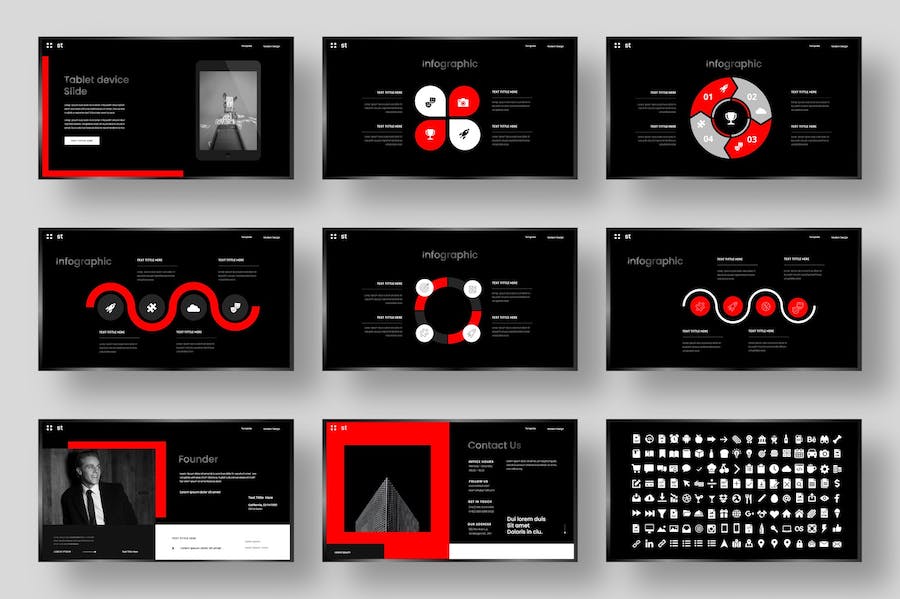 企业商务商业主题keynote模板 - 顶尖PPT
