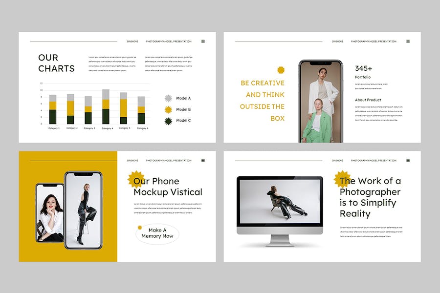 摄影创意展示宣传推介PPT模板 - 顶尖PPT