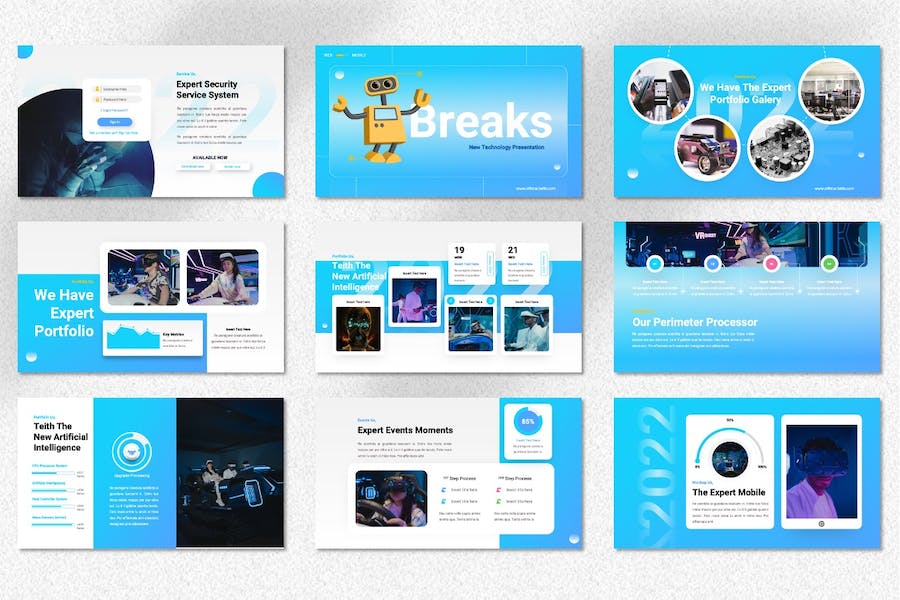 科技创新技术产品展示Keynote模板 - 顶尖PPT