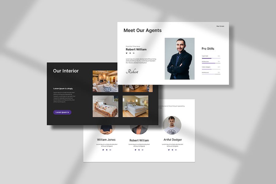 房地产楼盘销售展示介绍PPT模板 - 顶尖PPT