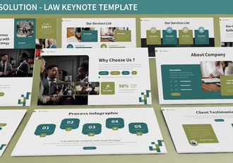 大气精美企业解决方案商业计划营销策划商业合作通用keynote模板 - 顶尖PPT