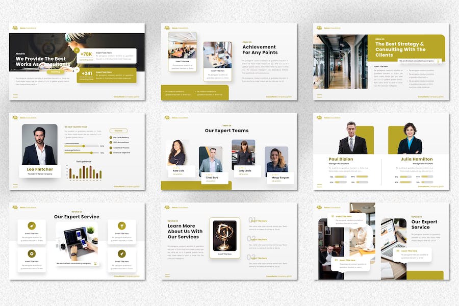 商务商业咨询公司PPT模板 - 顶尖PPT