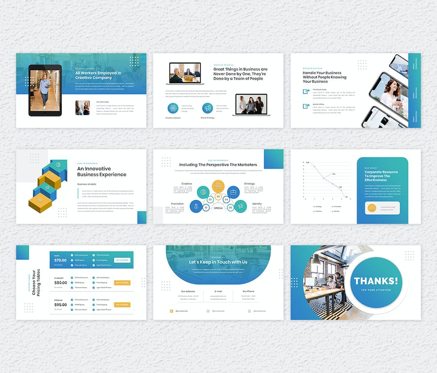 企业商务品牌形象展示PPT模板 - 顶尖PPT