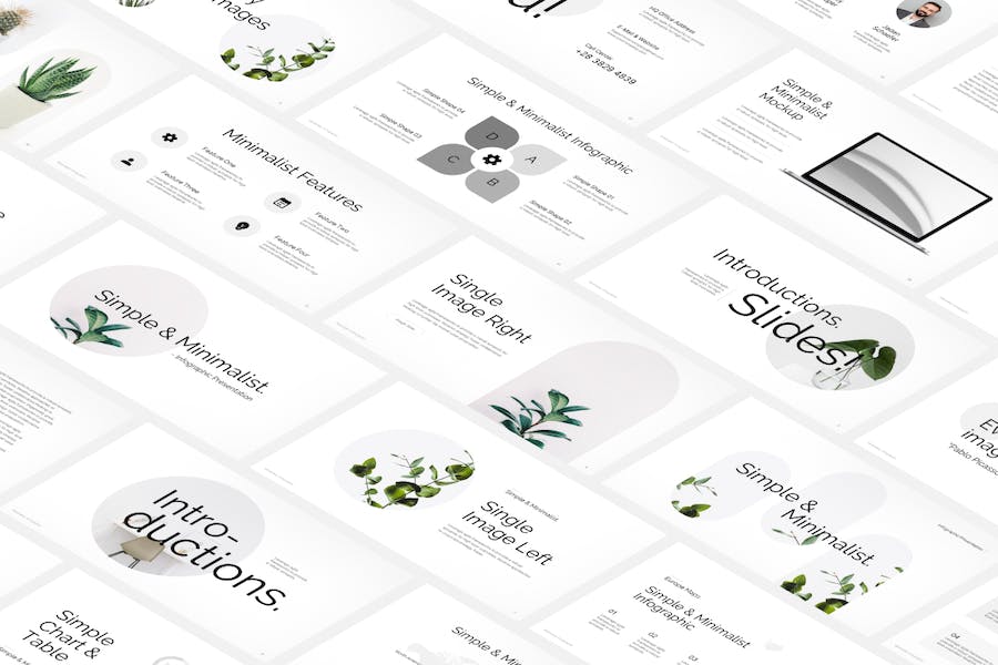 极简风格展示演讲设计方案PPT模板 - 顶尖PPT