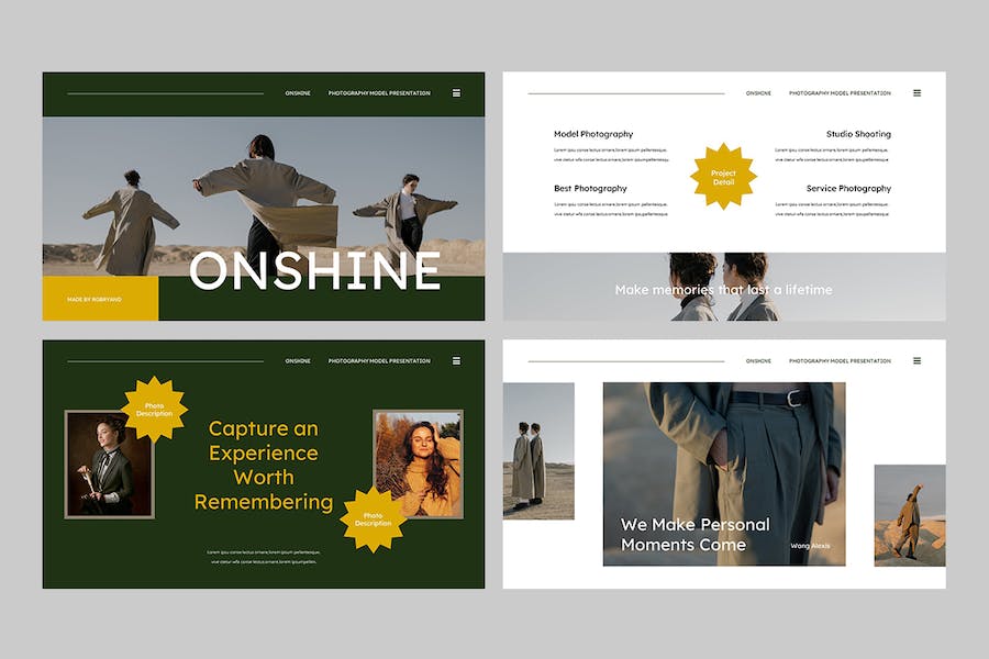 摄影创意展示宣传推介PPT模板 - 顶尖PPT