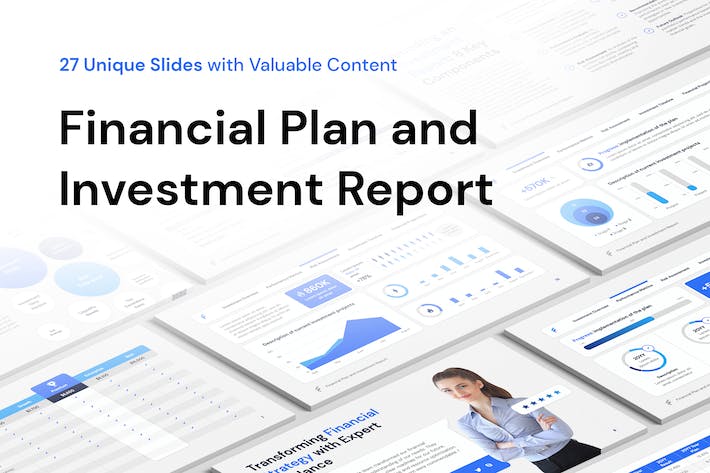 财务金融投资理财报告Keynote模板 - 顶尖PPT