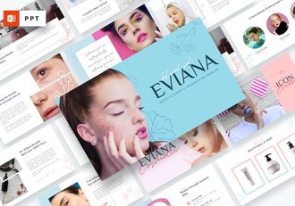 美容化妆品PPT模板 - 顶尖PPT