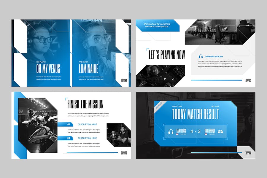 现代游戏开发设计方案PPT模板 - 顶尖PPT