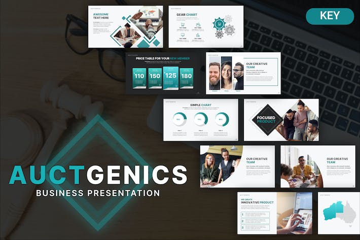 欧美商务风格企业介绍年度总结汇报keynote - 顶尖PPT