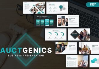 欧美商务风格企业介绍年度总结汇报keynote - 顶尖PPT