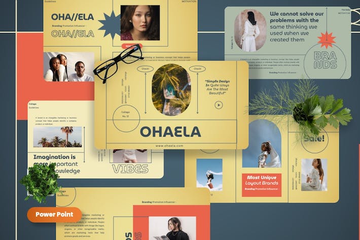 网红影响者社交媒体推广PPT模板 - 顶尖PPT