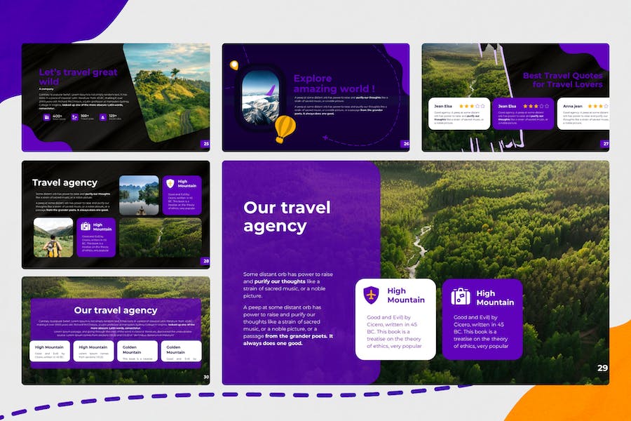 旅行社旅游公司keynote模板 - 顶尖PPT