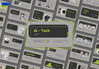 人工智能技术演讲keynote模板 - 顶尖PPT