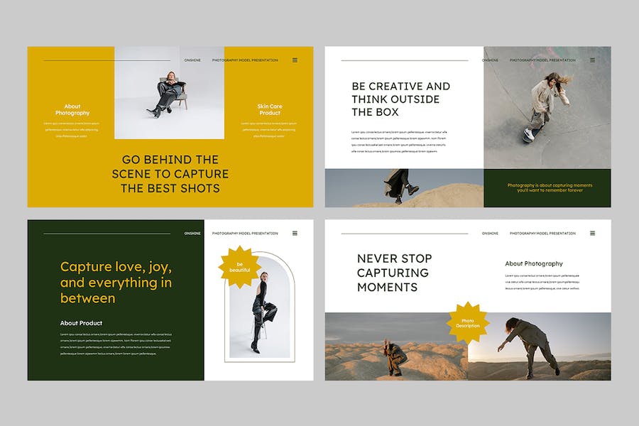 摄影创意展示宣传推介PPT模板 - 顶尖PPT