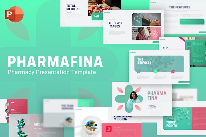 医学医药研究药房分析统计数据对比PPT模板 - 顶尖PPT