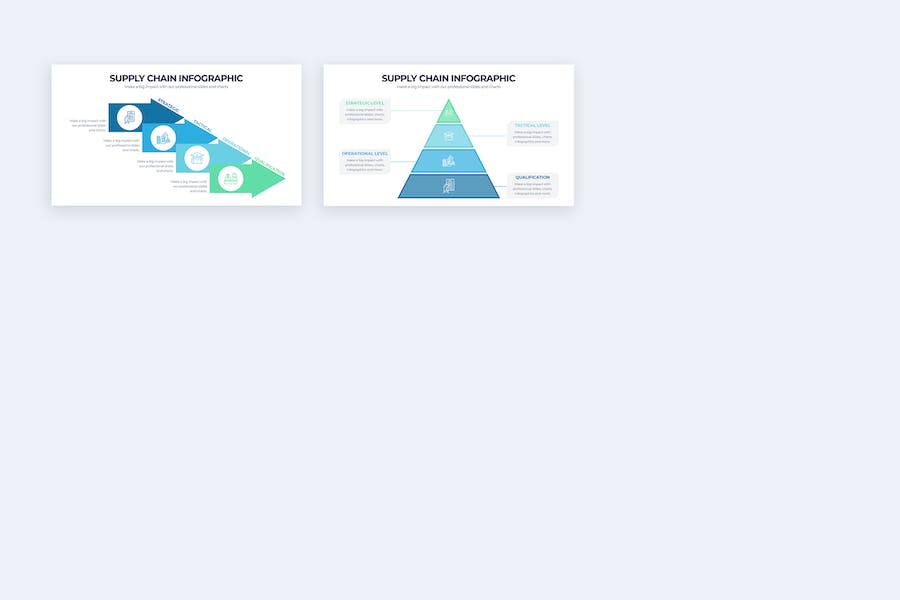 业务供应链物流管理信息图形Keynote模板 - 顶尖PPT