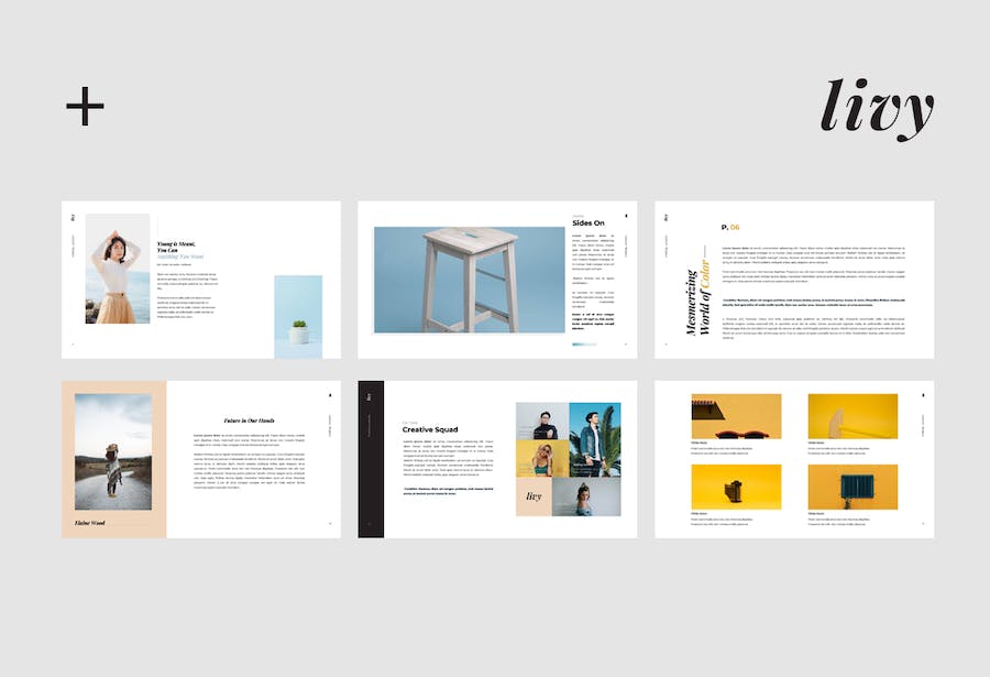 时尚潮流生活方式品牌展示Keynote模板 - 顶尖PPT