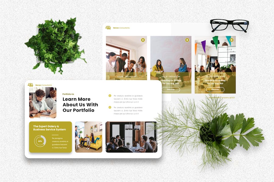 商务商业咨询公司PPT模板 - 顶尖PPT