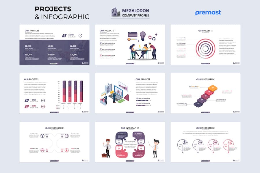 企业公司简介商务演示PPT模板 - 顶尖PPT