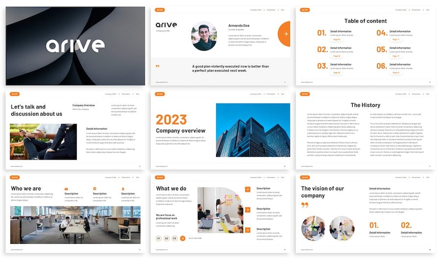 公司简介发展历程PPT模板 - 顶尖PPT