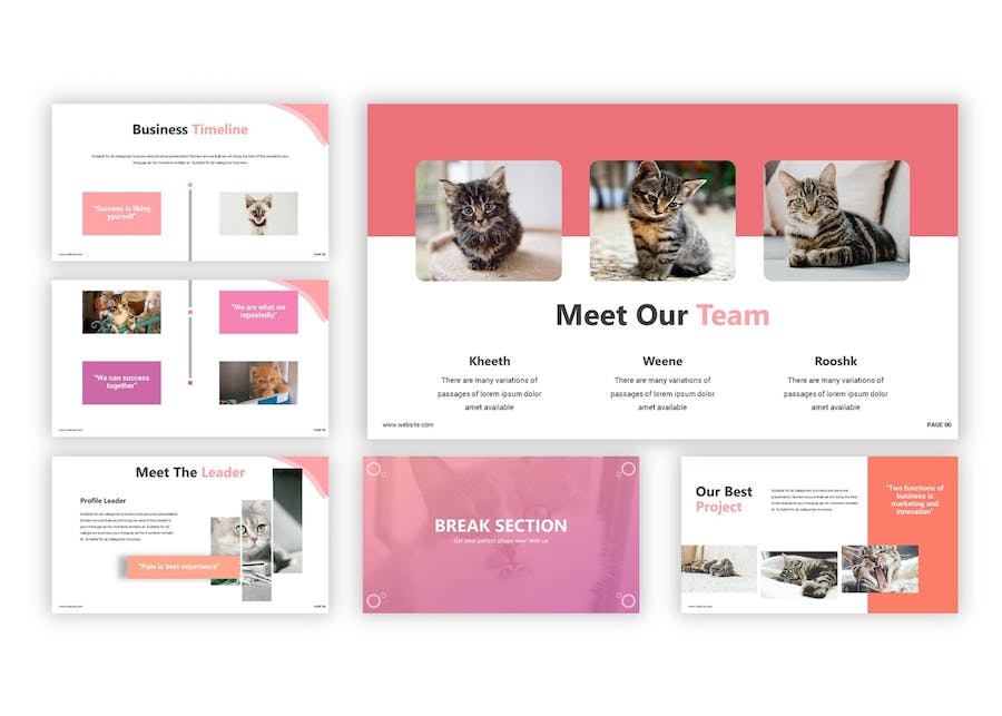 创意设计作品展示营销推广PPT模板 - 顶尖PPT