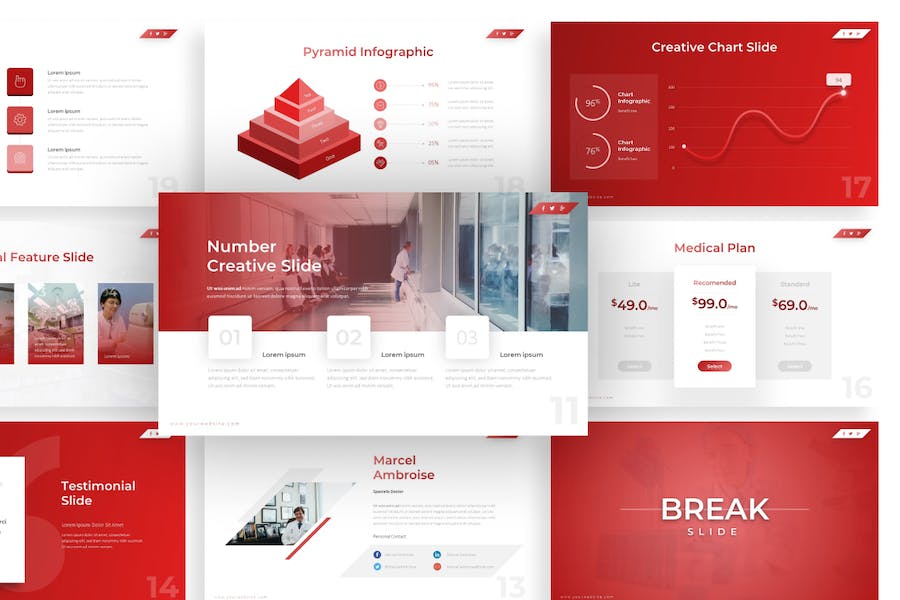 医学医疗检查PPT模板 - 顶尖PPT