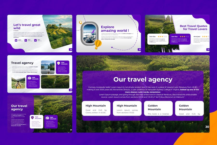 旅行社旅游公司keynote模板 - 顶尖PPT