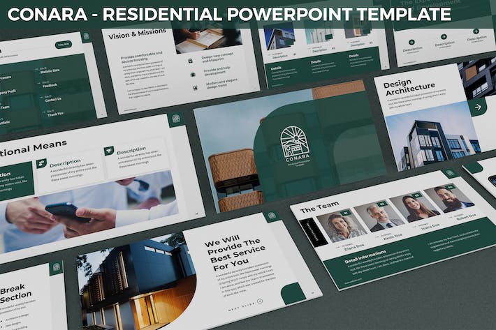 地产开发住宅租售PPT模板 - 顶尖PPT