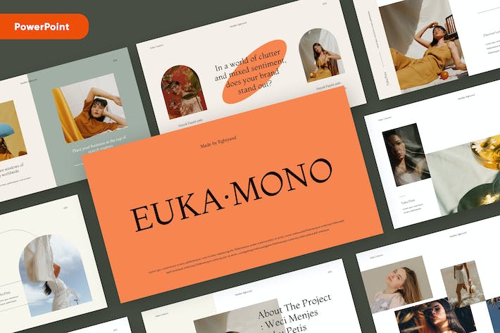 创意美学设计艺术展示PPT模板 - 顶尖PPT