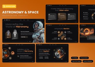 天文学与空间PPT模板 - 顶尖PPT