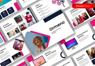 创意设计作品集展示PPT模板 - 顶尖PPT