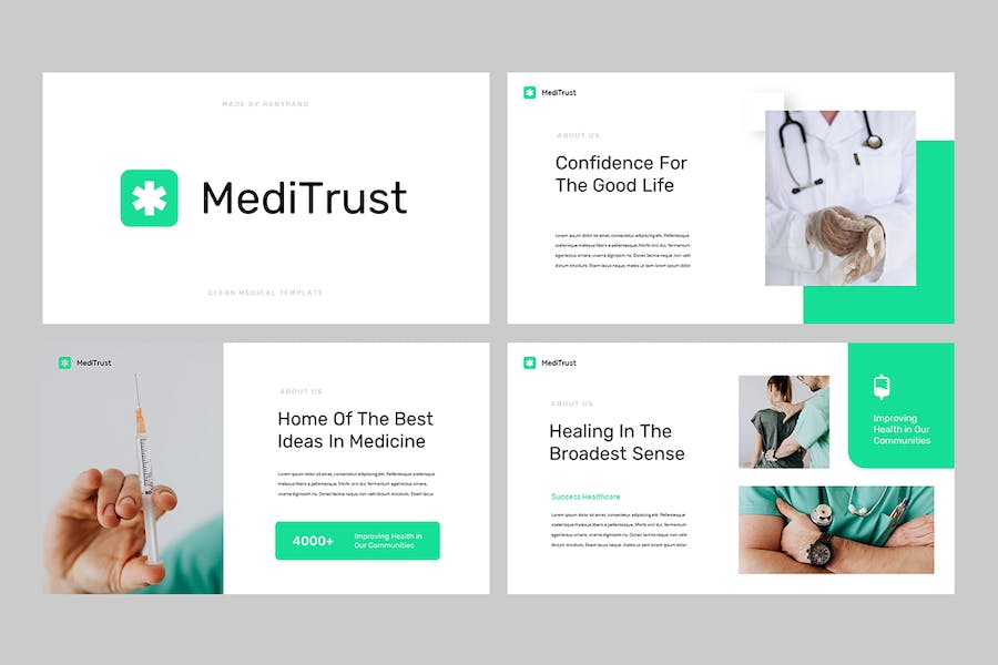 医疗信托健康管理咨询服务PPT模板 - 顶尖PPT