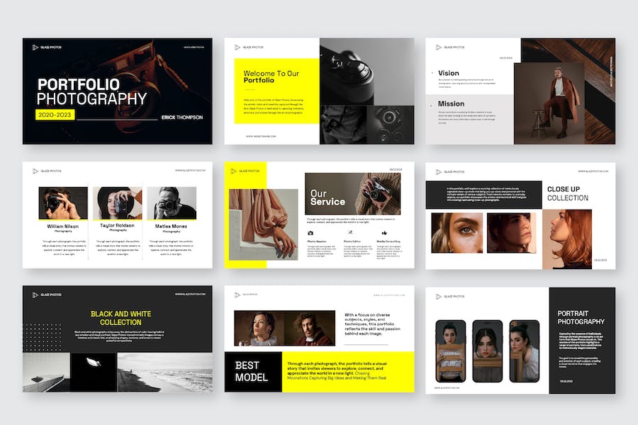 CD文件夹作品集设计展示PPT模板 - 顶尖PPT