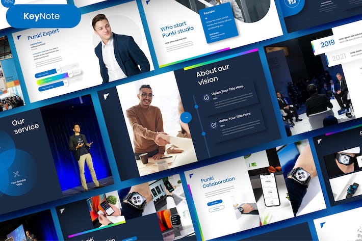 商业企业发展规划介绍Keynote模板 - 顶尖PPT