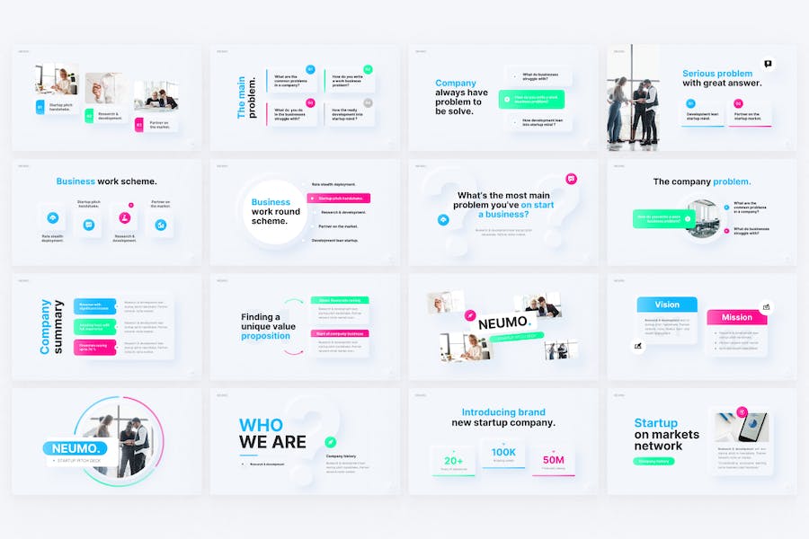 简约大气商业计划企业合作营销计划商务通用PPT模板 - 顶尖PPT