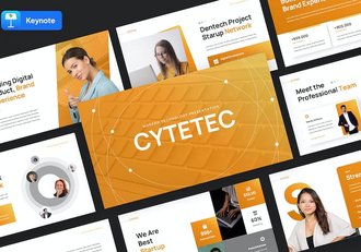 科技IT互联网创业项目推介Keynote模板 - 顶尖PPT