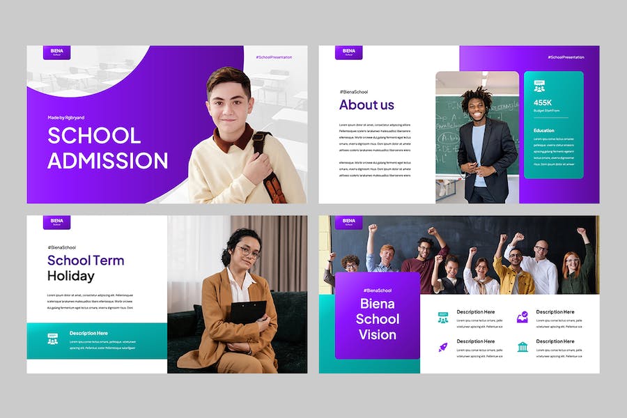 学校教育招生入学宣传方案PPT模板 - 顶尖PPT