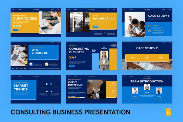 咨询业务PPT模板 - 顶尖PPT